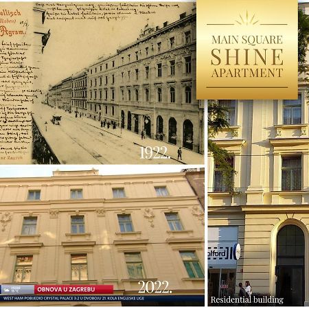 Luxurios And Historic Apartment "Shine" - Right On The Main Square ซาเกร็บ ภายนอก รูปภาพ