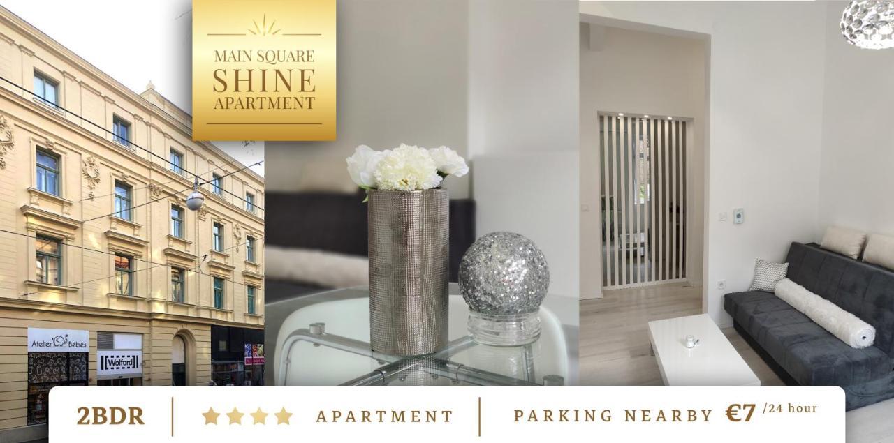 Luxurios And Historic Apartment "Shine" - Right On The Main Square ซาเกร็บ ภายนอก รูปภาพ