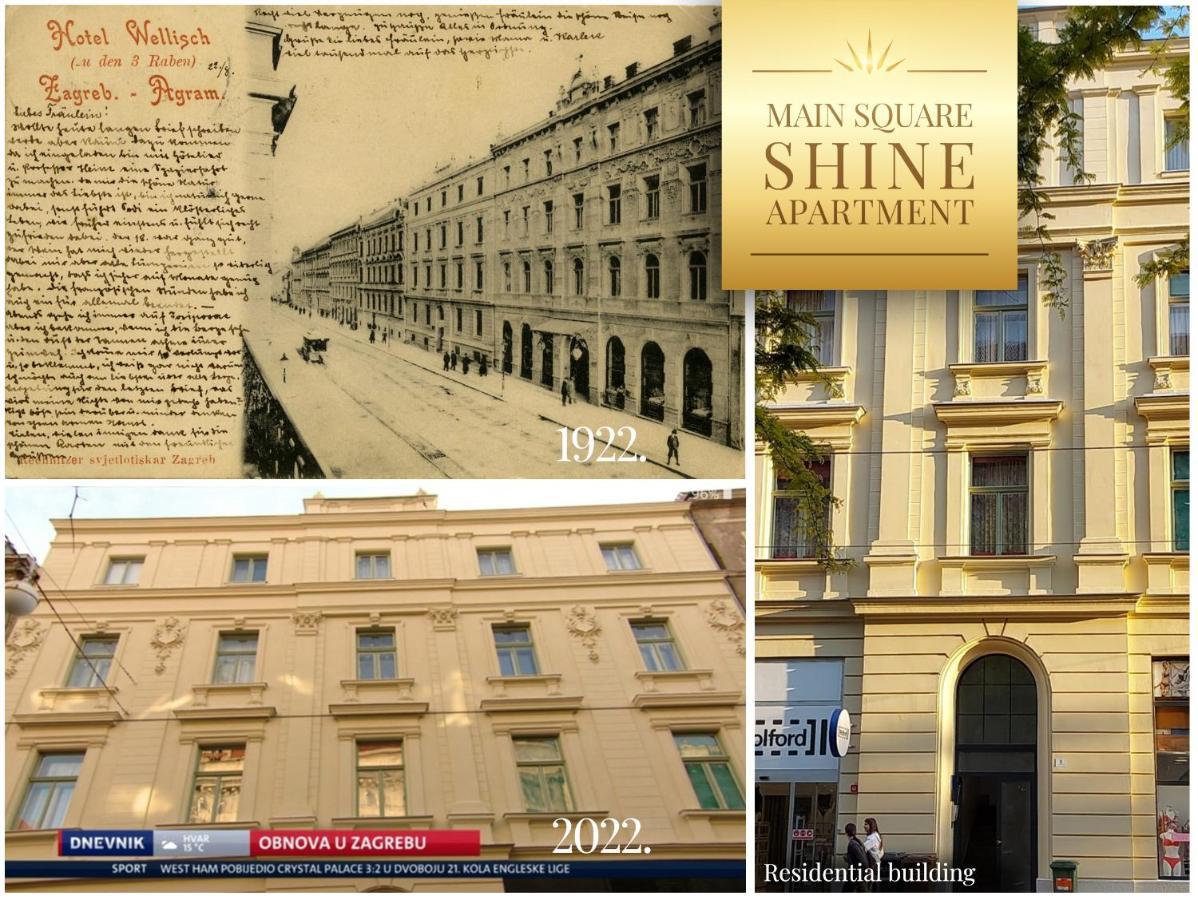 Luxurios And Historic Apartment "Shine" - Right On The Main Square ซาเกร็บ ภายนอก รูปภาพ