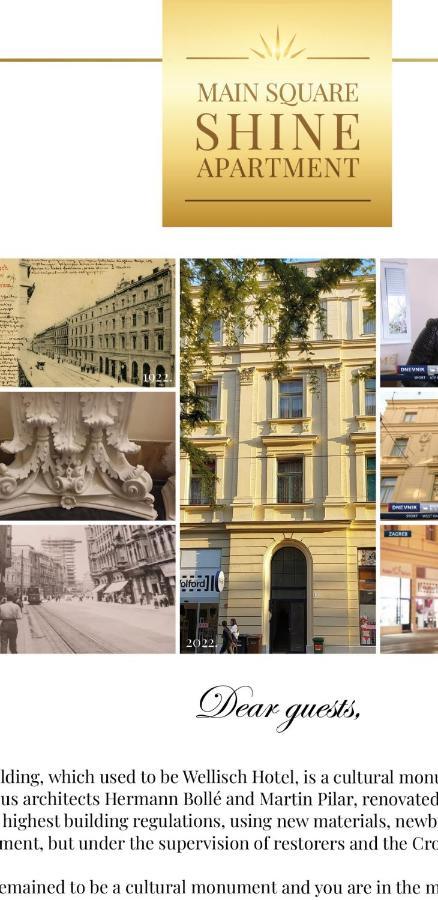 Luxurios And Historic Apartment "Shine" - Right On The Main Square ซาเกร็บ ภายนอก รูปภาพ