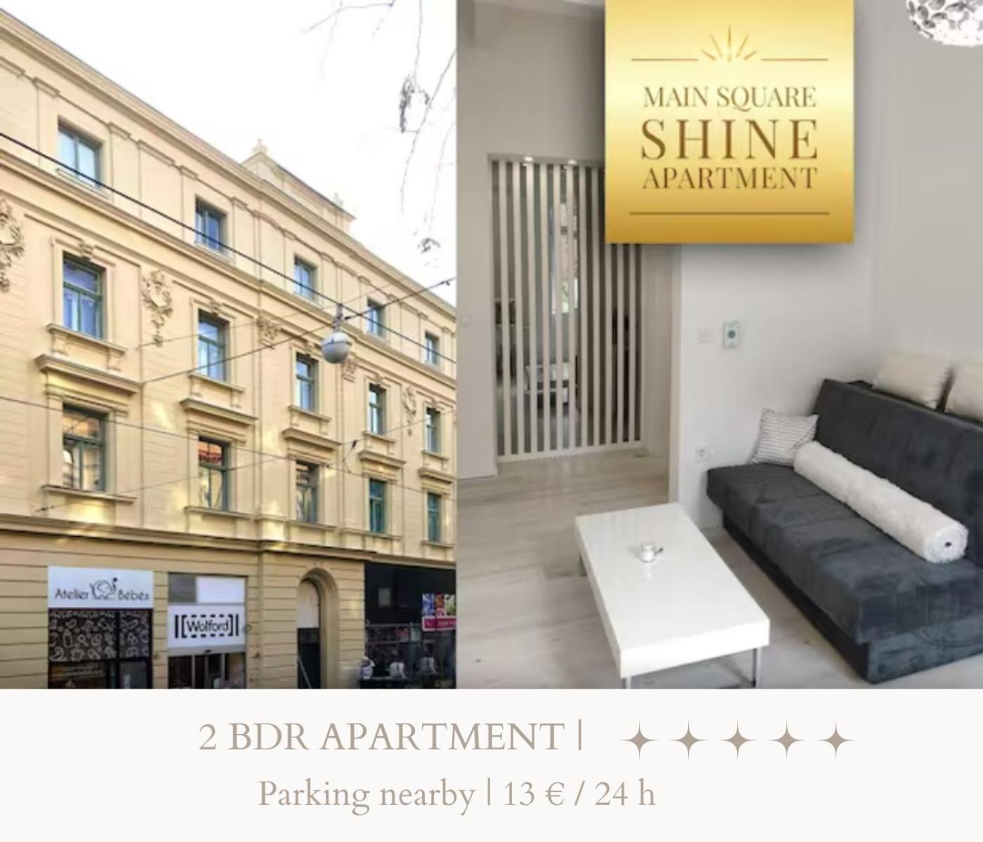 Luxurios And Historic Apartment "Shine" - Right On The Main Square ซาเกร็บ ภายนอก รูปภาพ